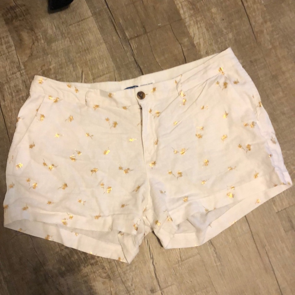 Everyday shorts linen/rayon size 10. Old navy.